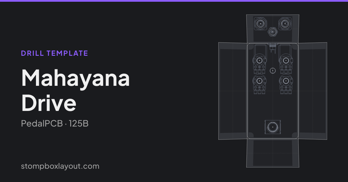 Zen Drive Layout Mahayana Drive Drill Template (Hermida Audio Zendrive style) for ...